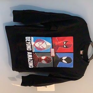 New with tags Marvel Spider-Man Boys Sweatshirt, XS